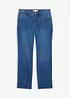 Straight-jeans, Mid Waist, økologisk bomull, cropped, bonprix