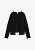 Cardigan i formstabil jersey i 100% økologisk bomull, bonprix