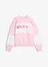 Oversized sweatshirt i myk bomullsmiks, bonprix