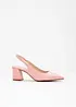 Slingbacks med blokkhæl, bonprix