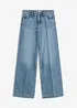 Wide Leg-jeans Mid Waist, Low Stretch Full Length, bonprix