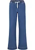 Wide Leg-jeans Mid Waist, Stretch, bonprix