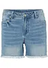 Denimshorts Mid Waist, bonprix