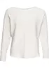 Oversized ribbestrikket genser, bonprix
