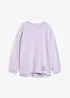 Sweatshirt i bomullsmiks med lengre bakstykke enn forstykke, bonprix