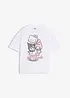 Oversized Hello Kitty-topp i 100% bomull, Hello Kitty