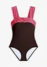 Shape-badedrakt, middels formende, med brede stropper, bonprix