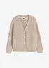 Cardigan i grov ribbestrikk, bonprix