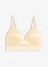 Padded-BH uten bøyle med diskré blonder, bonprix