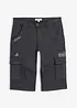 Bermudashorts i lang modell med stretch og cargolommer, Regular Fit, bonprix