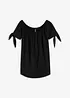 Off shoulder-topp med knyting, bonprix