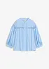 Bluse av brodert bomull, bonprix