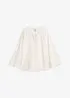 Bomullsbluse med vide ermer, bonprix