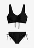 Bustier-bikini med knytebånd, bonprix
