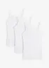 Singlet i 100% bomull (3-pack), bonprix
