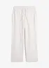 Bukse med lin og vide ben, bonprix