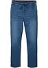 Regular fit-pull on-jeans i lett denim med stretch og komfortlinning, Straight, bonprix