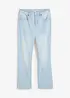 Flared-jeans High Waist, cropped, bonprix