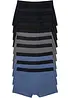 Boxershorts med bomull i ettersittende modell (10-pack), bonprix