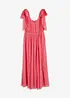 Chiffonkjole med sløyfedetaljer, bonprix