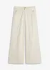 Wide Leg-bukse med stretch, bonprix