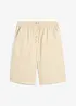 Bermudashorts i papertouch-materiale med bomull, bonprix