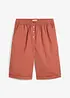 Bermudashorts i papertouch-materiale med bomull, bonprix