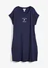 Jerseykjole med broderi i viskose med elastan, bonprix