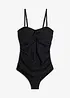 Shape-badedrakt i omslagslook, middels formende, bonprix