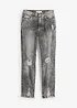 High Waist-mom-jeans med destroyed-effekt, bonprix