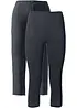 Capri-leggings i smal modell (2-pack), bonprix