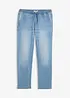 Regular fit-pull on-jeans i lett denim med stretchlinning, Straight, bonprix