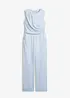 Jumpsuit i sateng med glans, bonprix