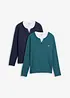 Langermet shirt (2-pack), bonprix
