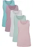 Lang topp i 100% bomull (5-pack), bonprix