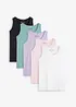 Lang topp i 100% bomull (5-pack), bonprix