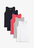 Lang topp i 100% bomull (5-pack), bonprix