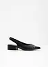 Slingbacks med flat hæl, bonprix