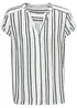 Kortermet bluse i 100% viskose, bonprix
