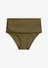 High Waist shape-bikinibukse med rynking, bonprix