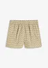 Shorts med hullbroderier, bonprix