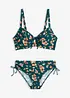 Minimizer-bikini med knytebånd (2-delt sett), bonprix