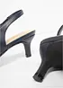 Slingbacks med kitten heels, bonprix