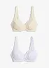 Spile-BH med nydelige blonder (2-pack), bonprix