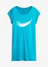 Kort nattkjole i 100% økologisk bomull, bonprix
