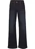 Wide Leg-jeans Mid Waist, komfortlinning, bonprix