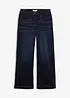 Wide Leg-jeans Mid Waist, komfortlinning, bonprix