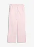 Bukse med vide ben og komfortlinning, High Waist, bonprix