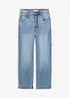 Straight-jeans Loose fit, High Waist, cropped, bonprix