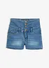 Jeans-shorts med høyt liv, bonprix